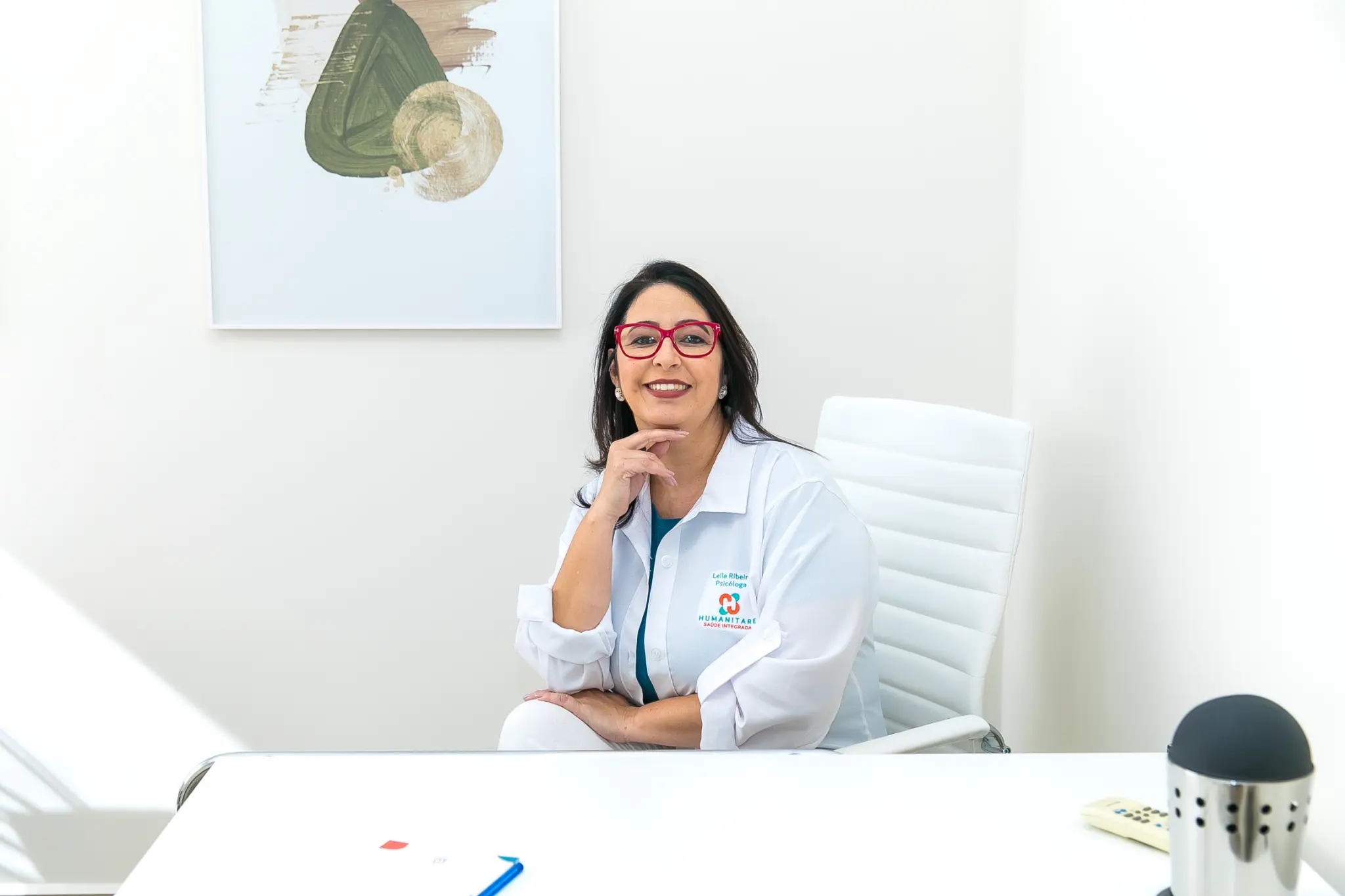 Leila em seu espaço